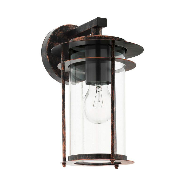 Kobber udendørslampe glas, Bijou, IP44