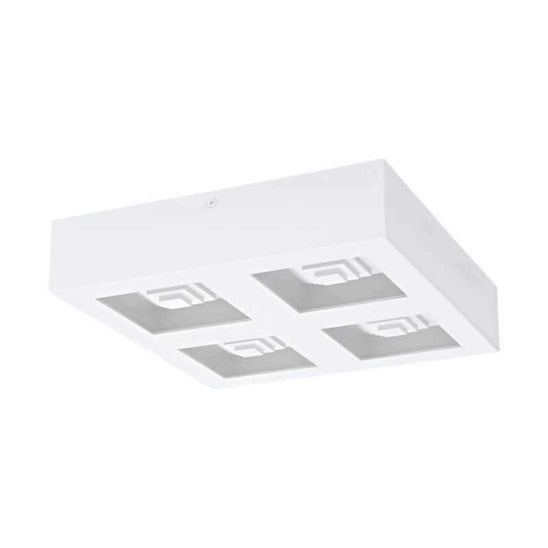 Hvid modern plafond stål, Olger, 6W, 3000K LED