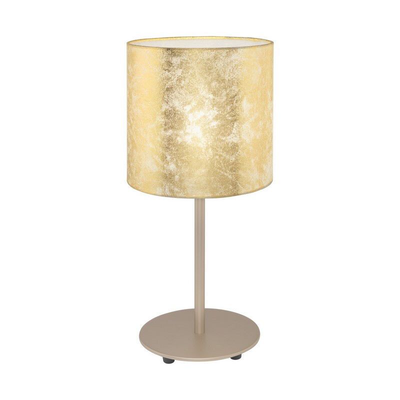 Beige modern bordlampe metal, Megan, med brytare Beige modern bordlampe metal, Megan, med brytare
