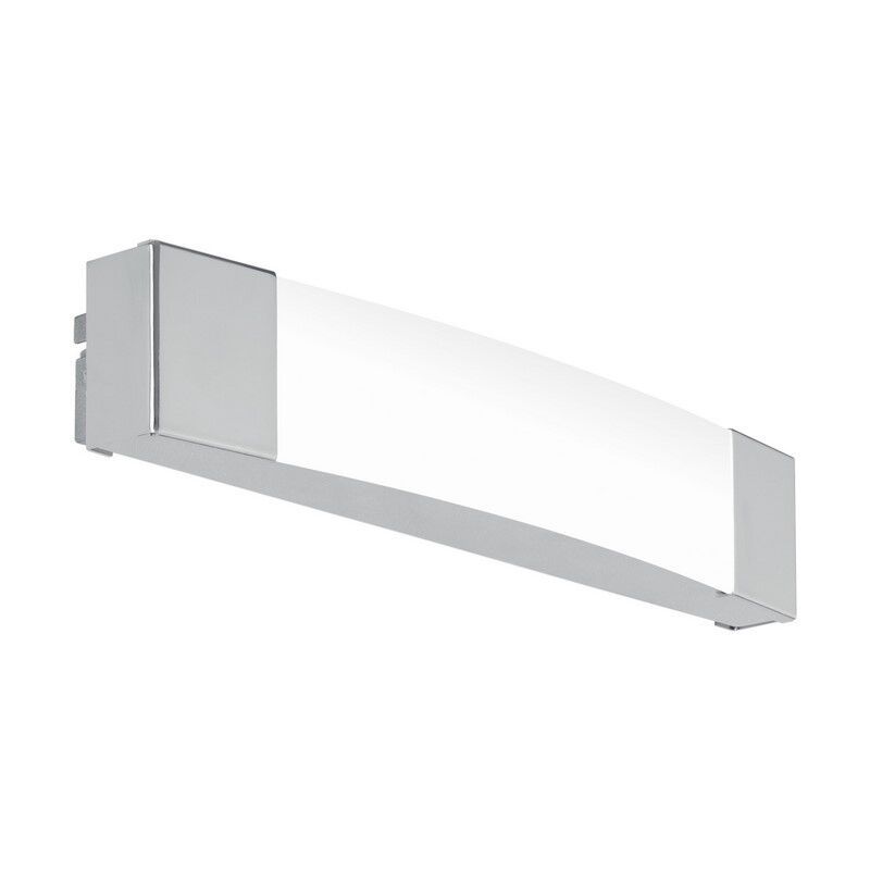 Krom modern spejllampe plast, Rafi, 8W, 4000K LED, IP44