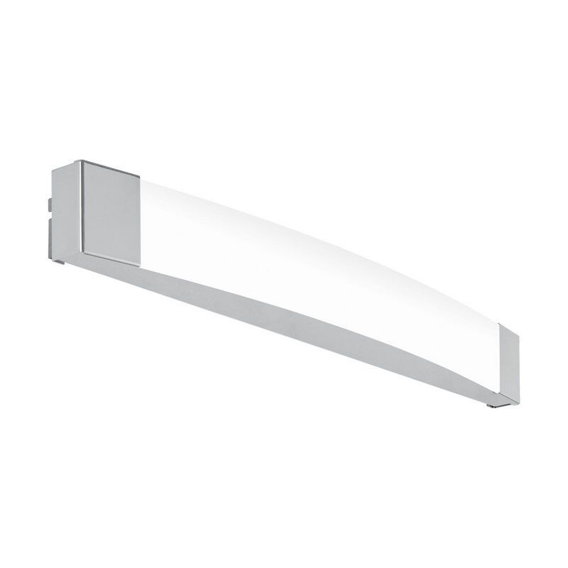 Krom modern spejllampe plast, Rafi, 16W, 4000K LED, IP44 Krom modern spejllampe plast, Rafi, 16W, 4000K LED, IP44