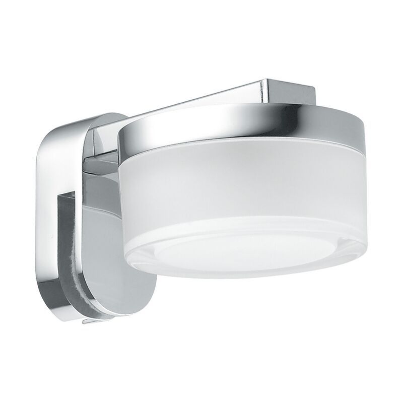 Krom modern spejllampe stål, Busra, 4W, 3000K LED, IP44 Krom modern spejllampe stål, Busra, 4W, 3000K LED, IP44