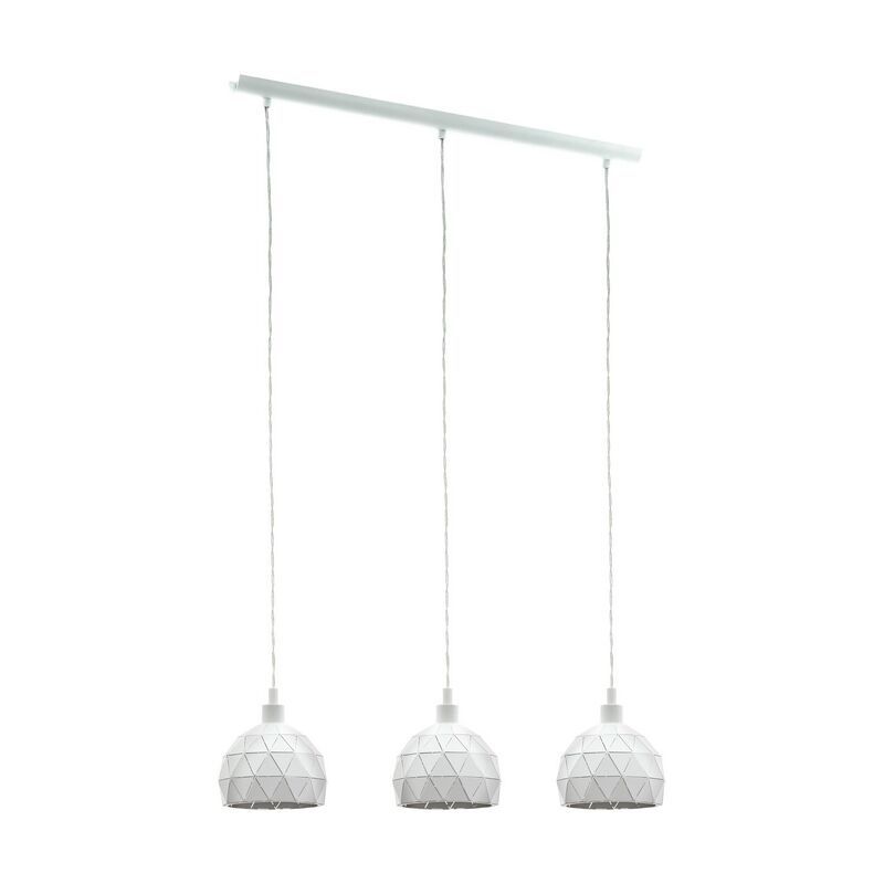 Hvid modern pendler lampe stål, Silva Hvid modern pendler lampe stål, Silva