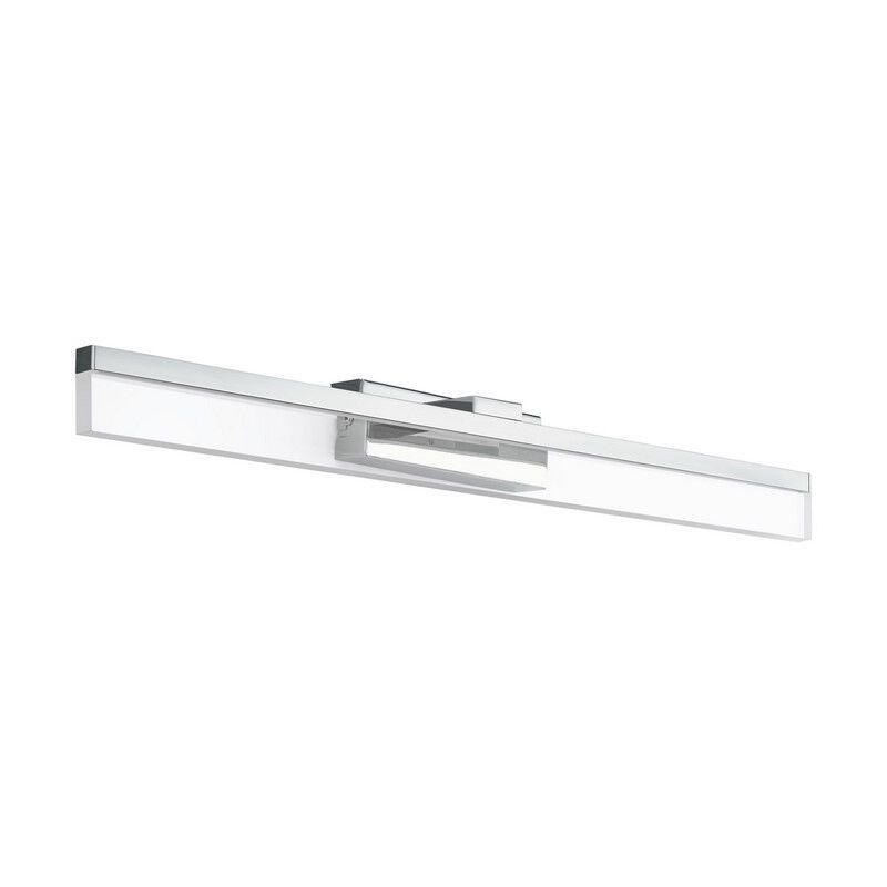 Krom modern væglampe aluminium, Michelle, 10W, 3000K LED, IP44
