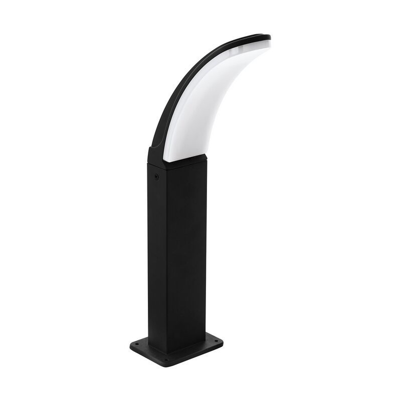 Sort modern udendørslampe aluminium, Oskar, 11W, 3000K LED, IP44