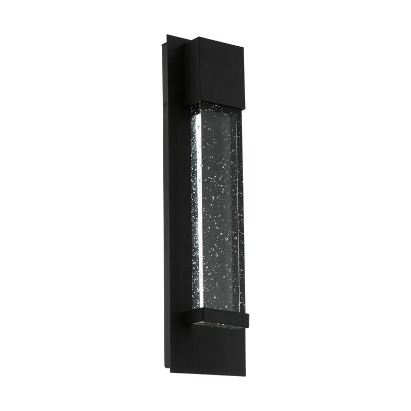Sort modern udendørslampe aluminium, Yvanca, 3W, 3000K LED, IP44 Sort modern udendørslampe aluminium, Yvanca, 3W, 3000K LED, IP44