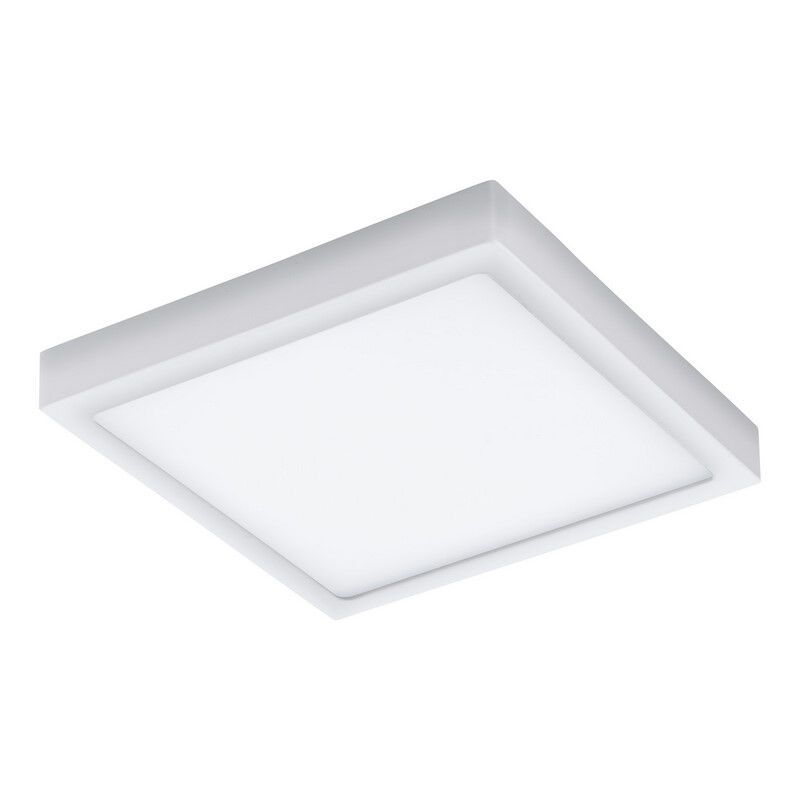 Hvid modern udendørslampe aluminium, Evi, 22W, varm til kold hvid justerbar LED, IP44, med fjärrkontroll