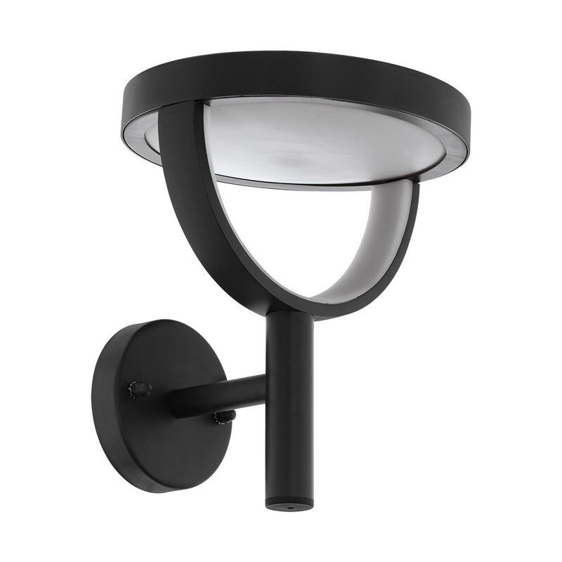 Sort modern udendørslampe aluminium, Funs, 15W, varm til kold hvid justerbar LED, IP44 Sort modern udendørslampe aluminium, Funs, 15W, varm til kold hvid justerbar LED, IP44
