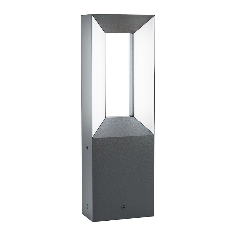 Sort modern udendørslampe aluminium, Larisa, 5W, 3000K LED, IP44