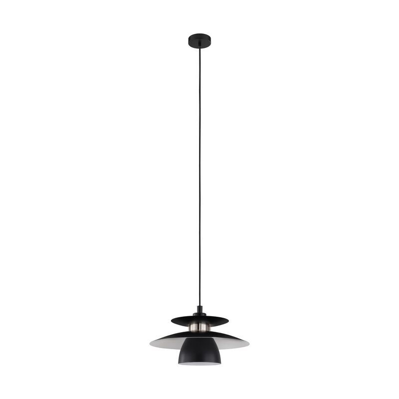 Sort design pendel lampe stål, Lariana Sort design pendel lampe stål, Lariana