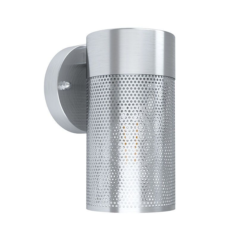 Sølv modern udendørslampe rustfrit stål, Liliane, IP44