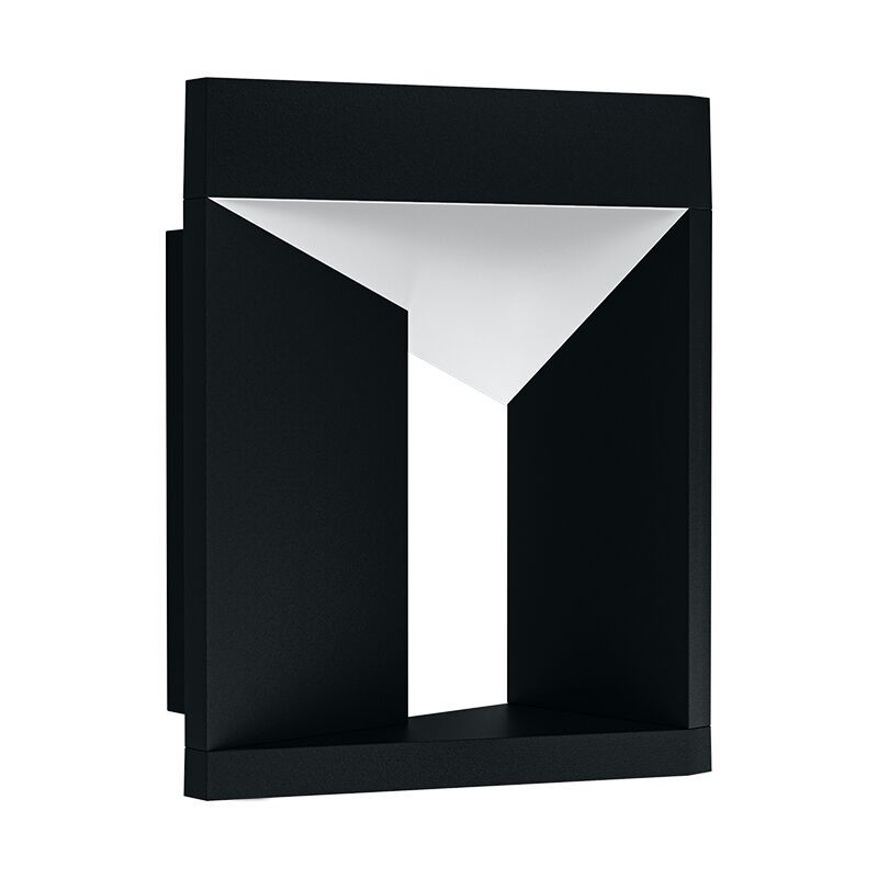 Sort modern udendørslampe aluminium, Lyke, 10W, 3000K LED, IP54 Sort modern udendørslampe aluminium, Lyke, 10W, 3000K LED, IP54