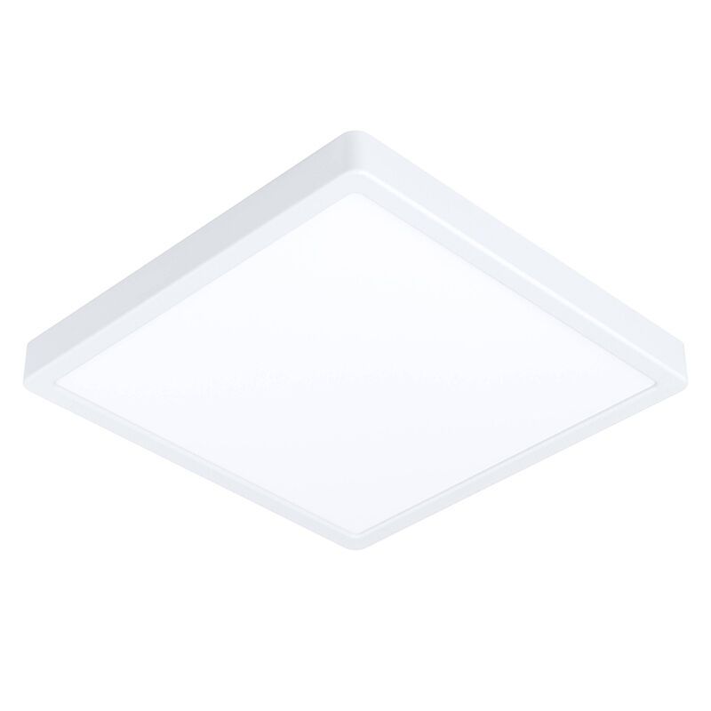 Hvid smart loftlampe plast, Geraldo, 19,5W, varm til kold hvid justerbar LED, IP44