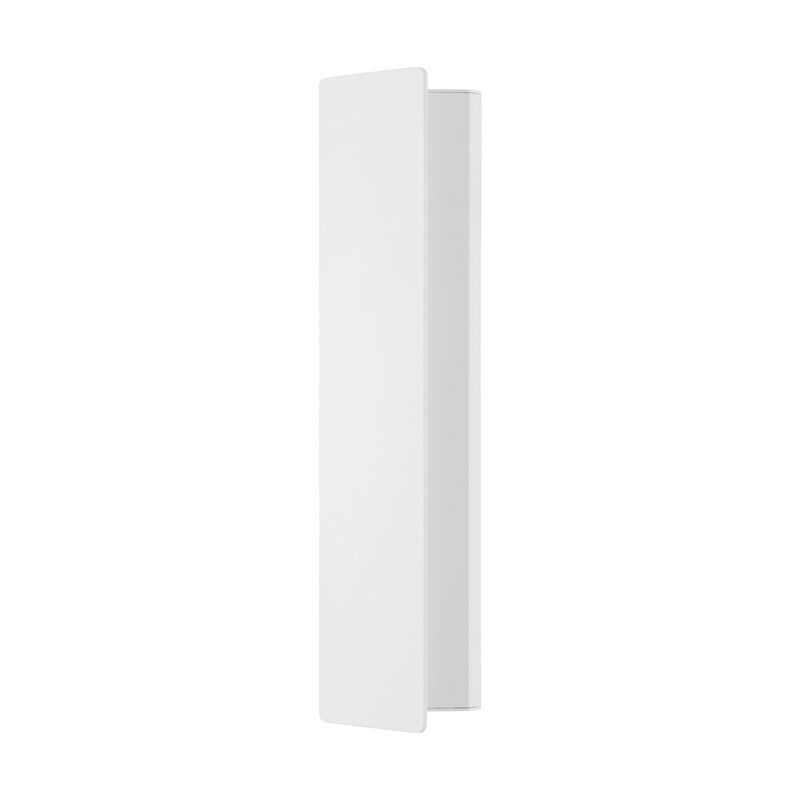 Hvid modern væglampe aluminium, Zion, 12W, 3000K LED Hvid modern væglampe aluminium, Zion, 12W, 3000K LED