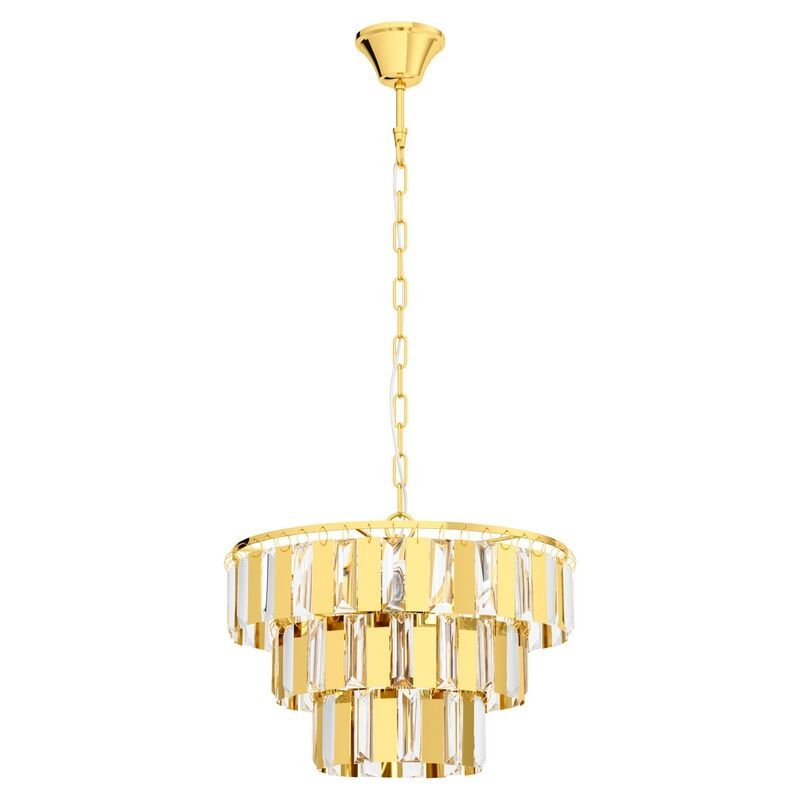 Gul design pendler lampe krystal, Nikay