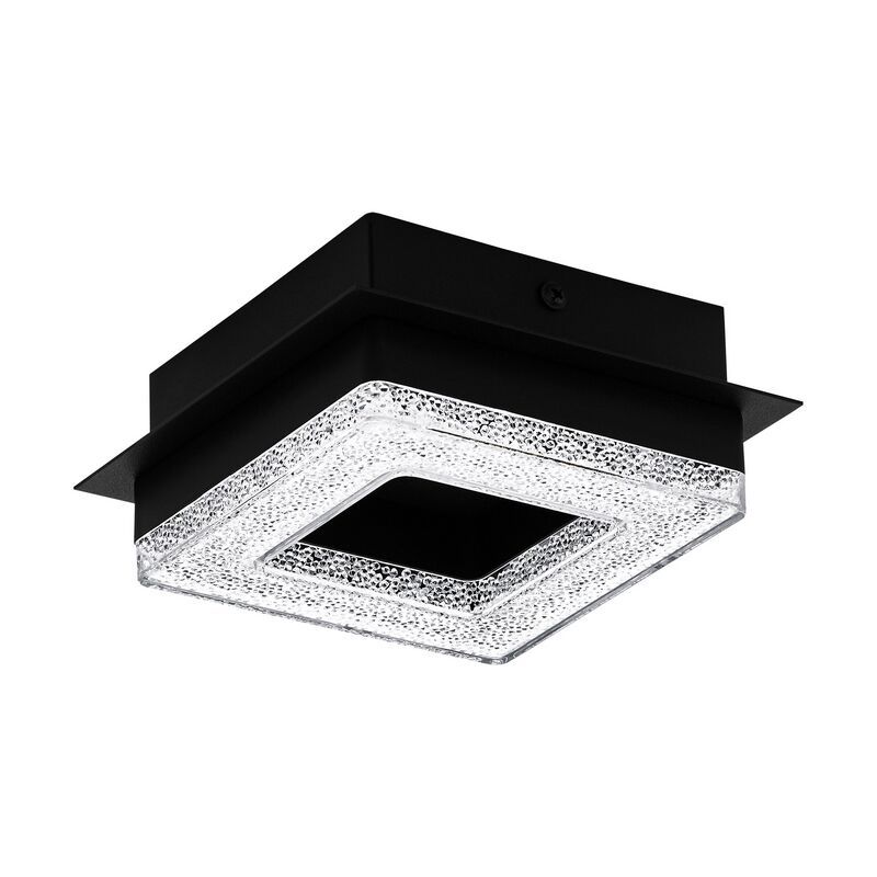 Sort design plafond stål, Arjo, 4W, 3000K LED