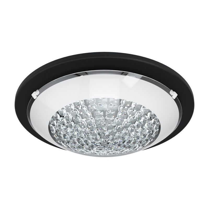 Sort plafond stål, Geeske, 11W, 3000K LED