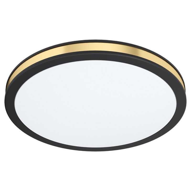 Sort modern plafond stål, Rivano, 11W, 3000K LED Sort modern plafond stål, Rivano, 11W, 3000K LED