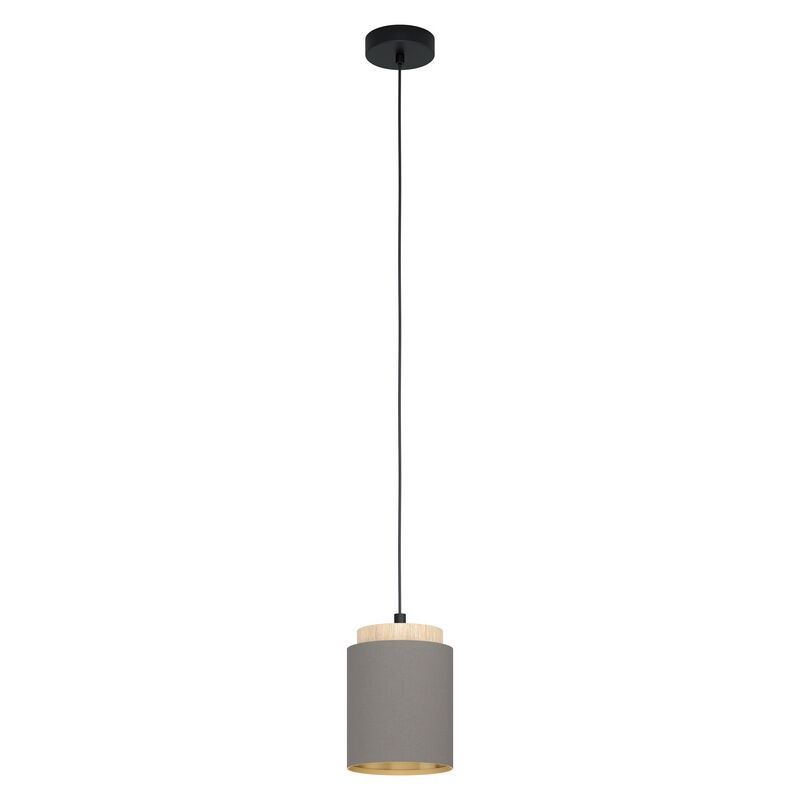 Brun modern pendler lampe stof, Gabi
