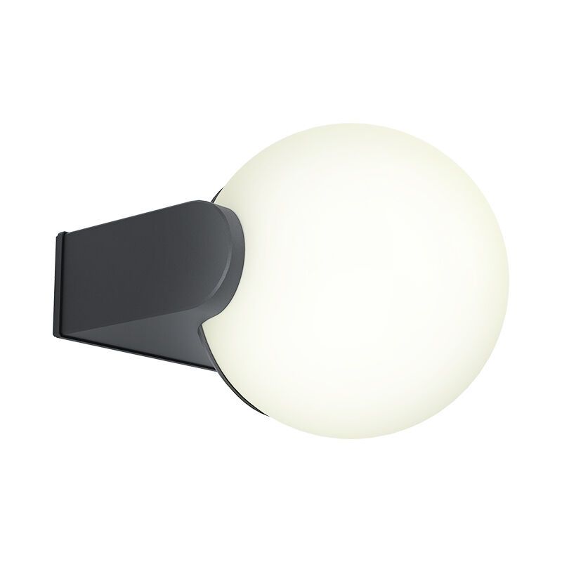 Sort modern udendørslampe aluminium, Lydia, IP65 Sort modern udendørslampe aluminium, Lydia, IP65