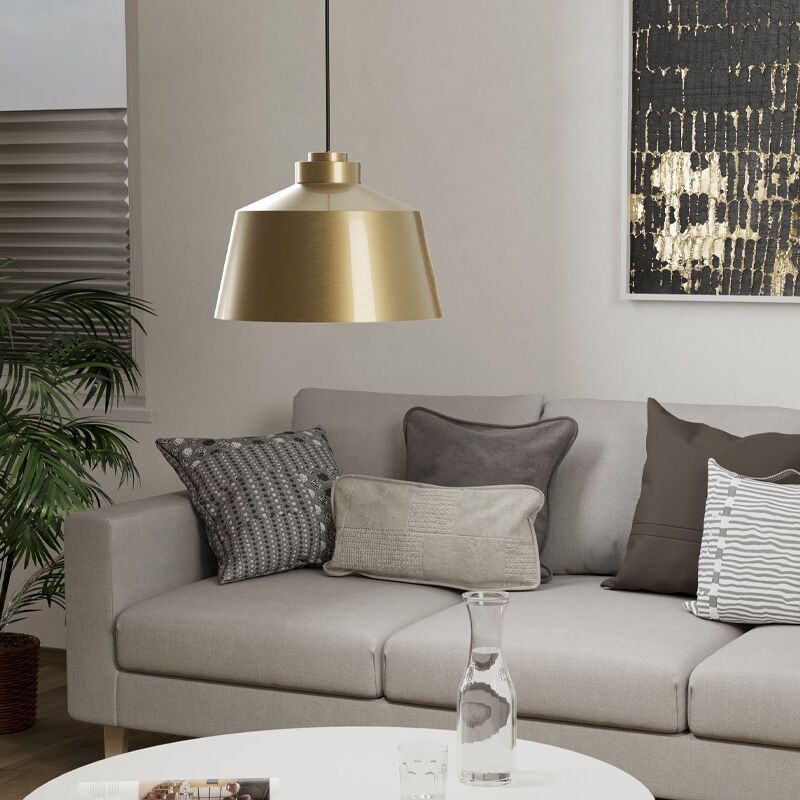 Guld industri pendler lampe aluminium, Kwinten