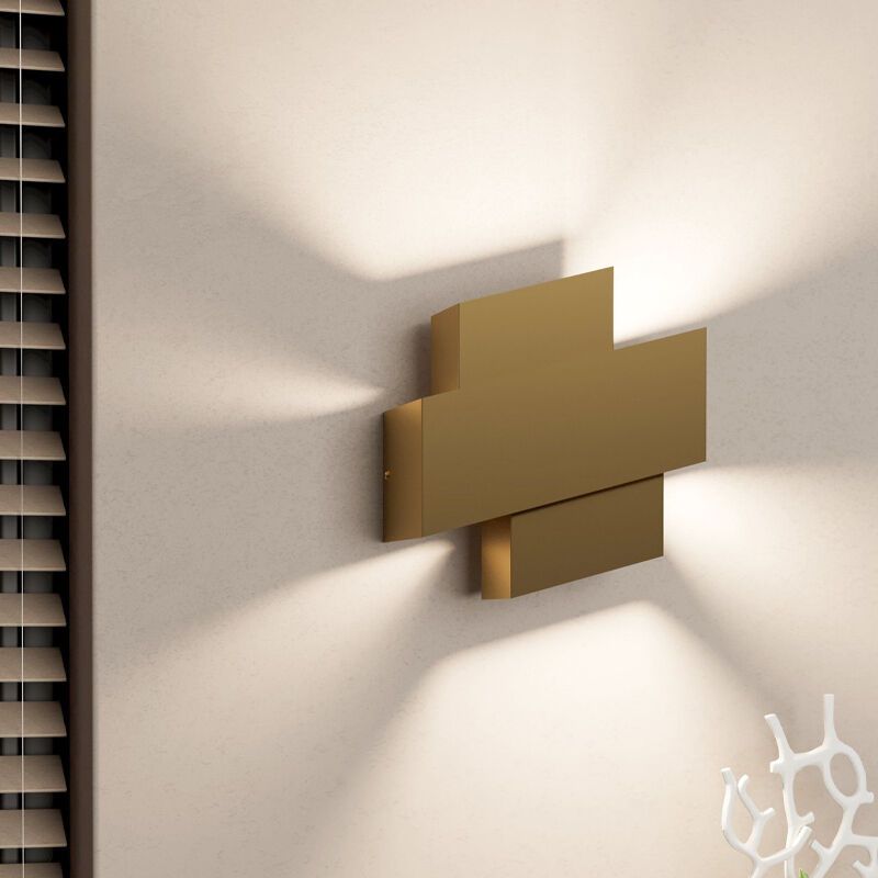 Guld design væglampe aluminium, Kylie Guld design væglampe aluminium, Kylie