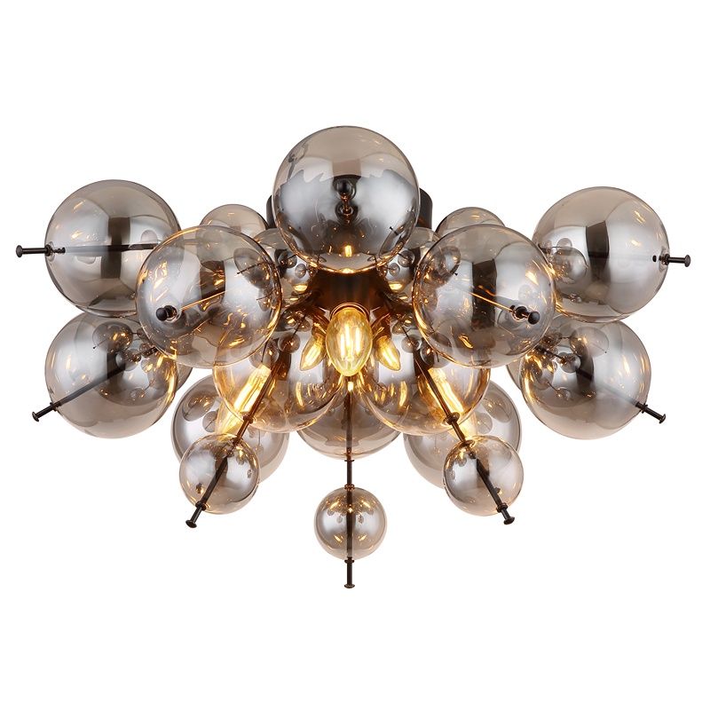 Sort design loftlampe glas, Ulrich Sort design loftlampe glas, Ulrich