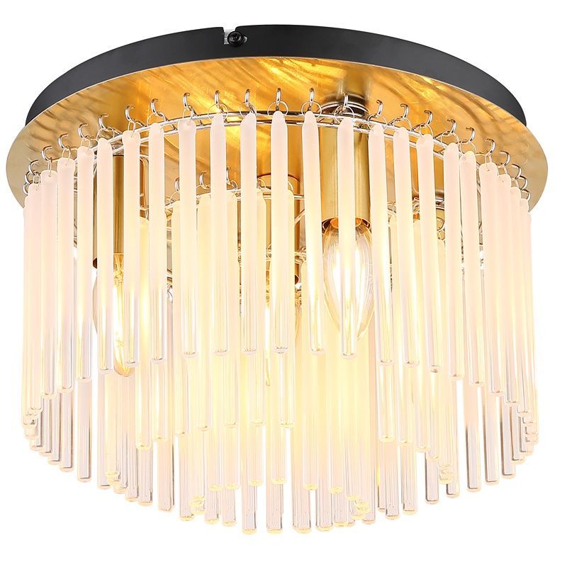 Hvid design loftlampe glas, Genelva