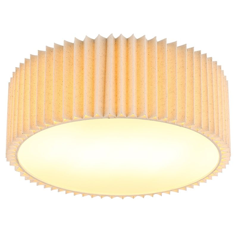 Beige modern loftlampe stof, Prya