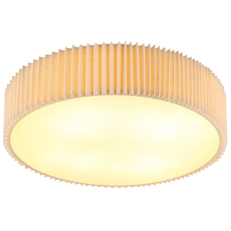 Beige modern loftlampe stof, Prya