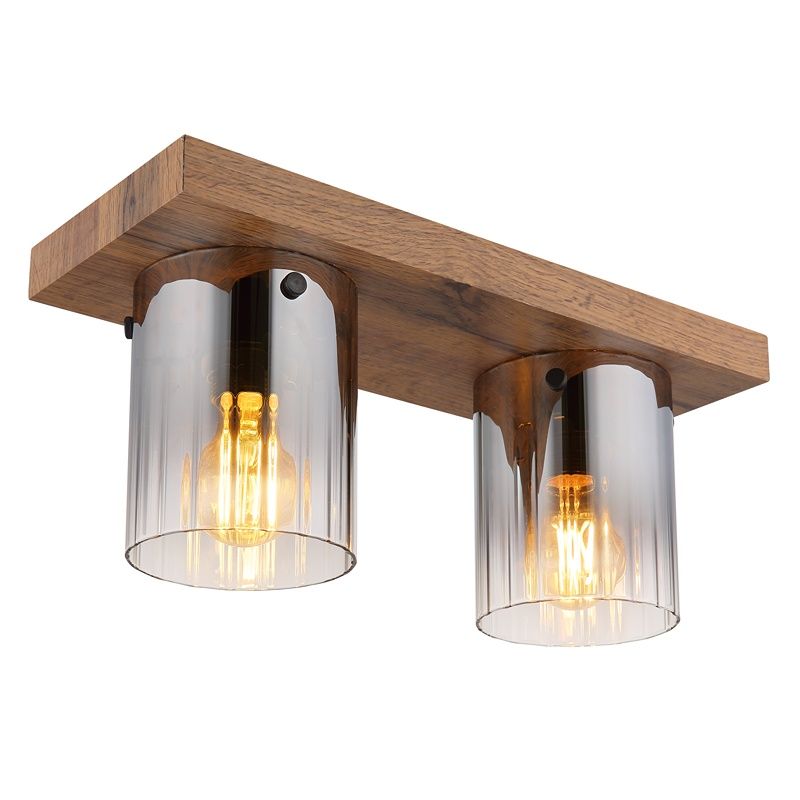 Industri loftlampe træ, Umberto Industri loftlampe træ, Umberto