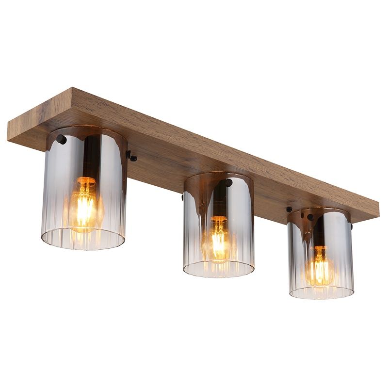 Industri loftlampe træ, Umberto Industri loftlampe træ, Umberto