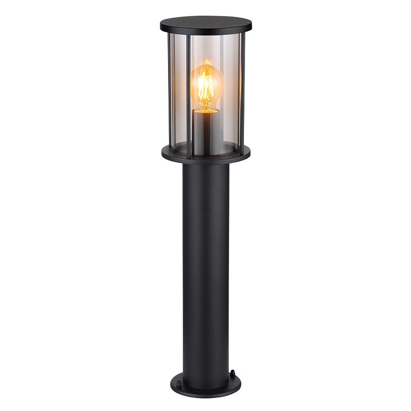 Sort modern udendørslampe rustfrit stål, Kors, IP54 Sort modern udendørslampe rustfrit stål, Kors, IP54