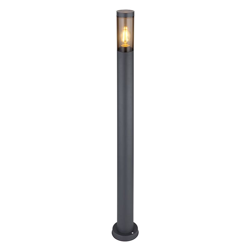 Sort modern udendørslampe rustfrit stål, Ishara, IP44