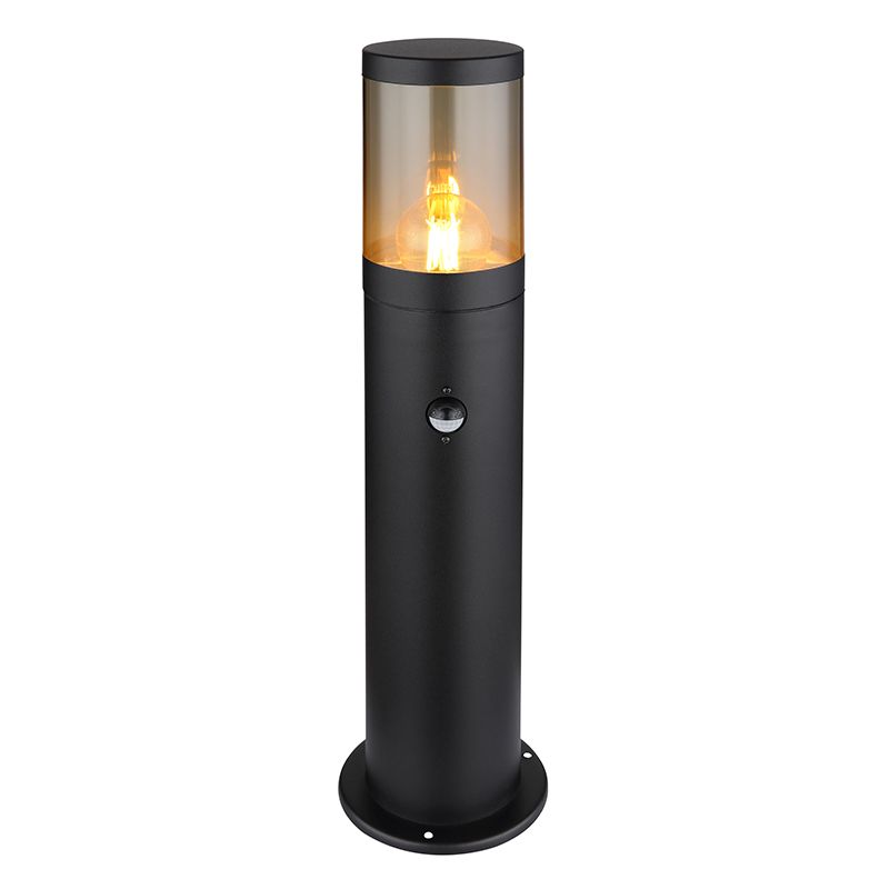 Sort modern udendørslampe rustfrit stål, Lambert, IP44 Sort modern udendørslampe rustfrit stål, Lambert, IP44