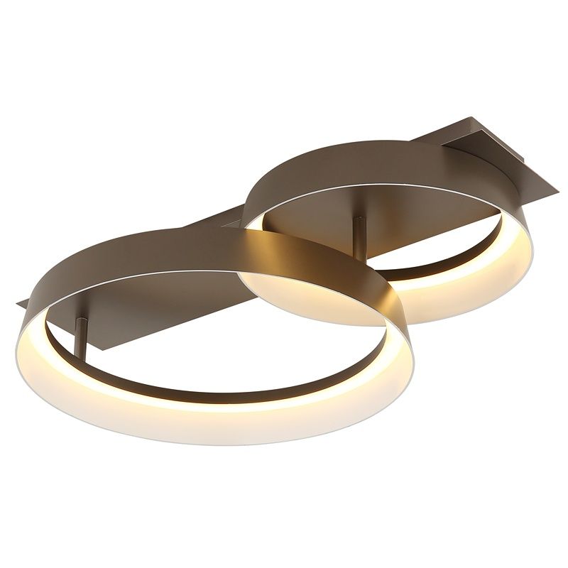 Brun design plafond metal, Sybrich, 24W, 3000K LED