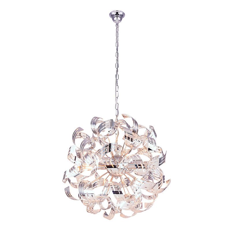 Krom design pendler lampe metal, Teake