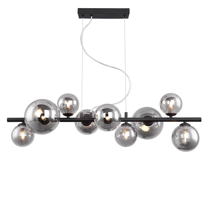 Sort design pendler lampe glas, Melinda Sort design pendler lampe glas, Melinda