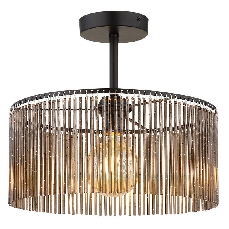 Sort design loftlampe akryl, Lies