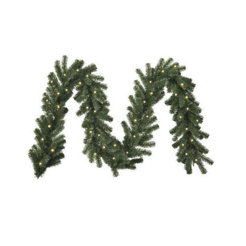 270 cm guirlande, 30 LED'er, batteridrevet, egnet til udendørs brug 270 cm guirlande, 30 LED'er, batteridrevet, egnet til udendørs brug