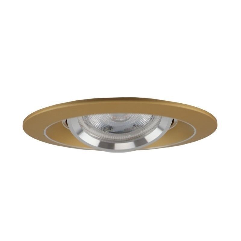 Aluminium indbygningsspot guld, Tycho