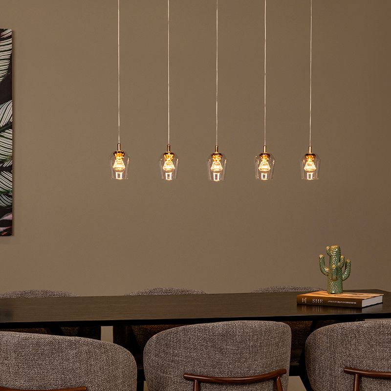 Gennemsigtig pendler lampe modern, Berliane, 4W, 2700K LED