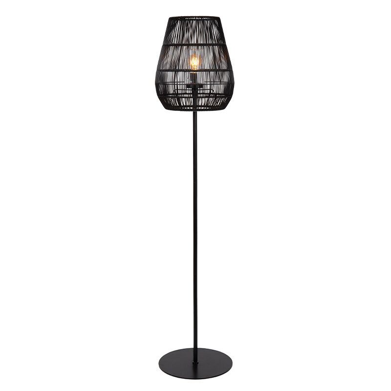Sort udendørslampe rustik, Nerida, IP44
