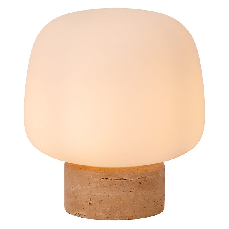 Hvid bordlampe modern, Anston, med brytare