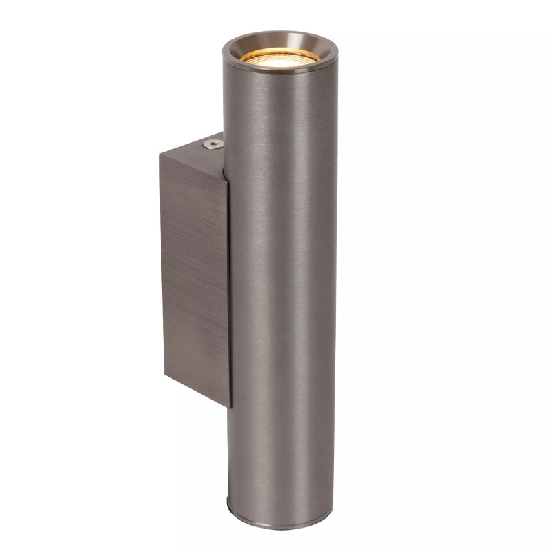 Grå up down væglampe modern, Dupla