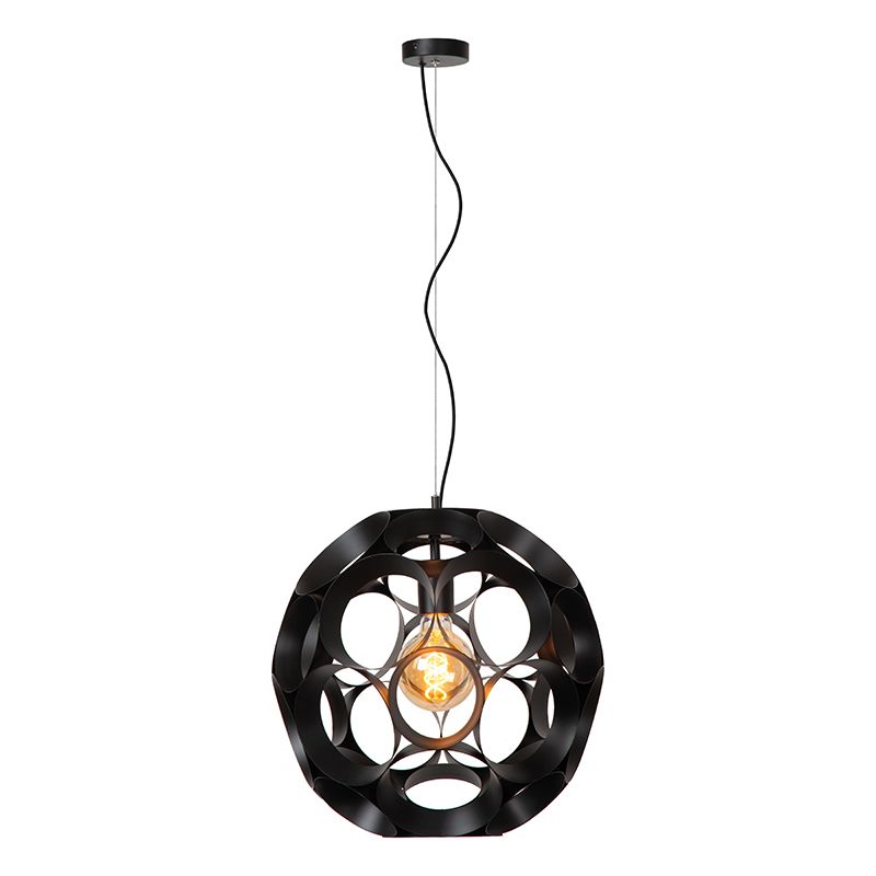 Sort pendler lampe modern, Hannelore