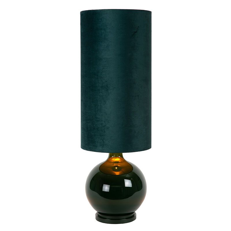 Grøn gulv lampe retro, Esterad, med brytare