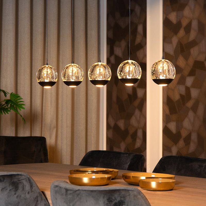 Sort pendler lampe modern, Sentubal, 5,3W, 2700K LED