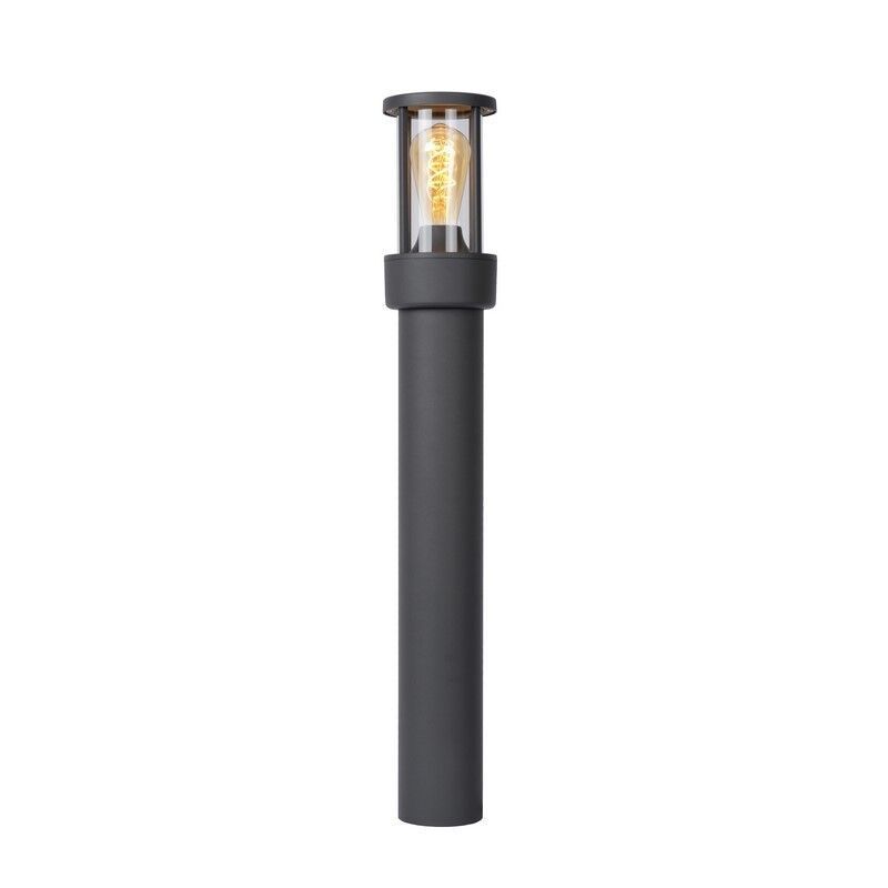 Antracit udendørslampe gulvlampe med skumringssensor modern, Lori, IP44