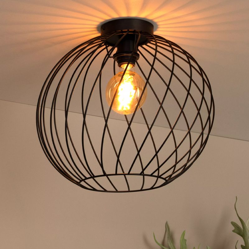 Sort loftlampe klassisk, Danza